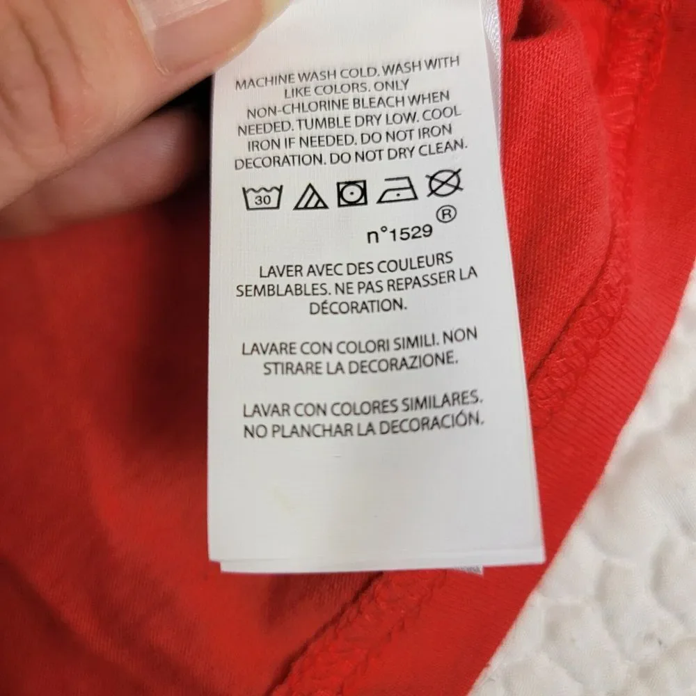 Polo Ralph Lauren Medium Rainbow Box Logo Jersey‎ Graphic T-Shirt Hoodie Red